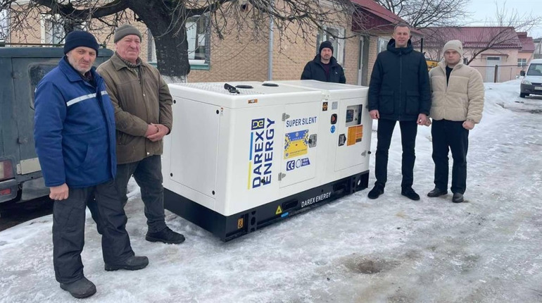 Городоцька громада отримала потужний генератор від народу Тайваню