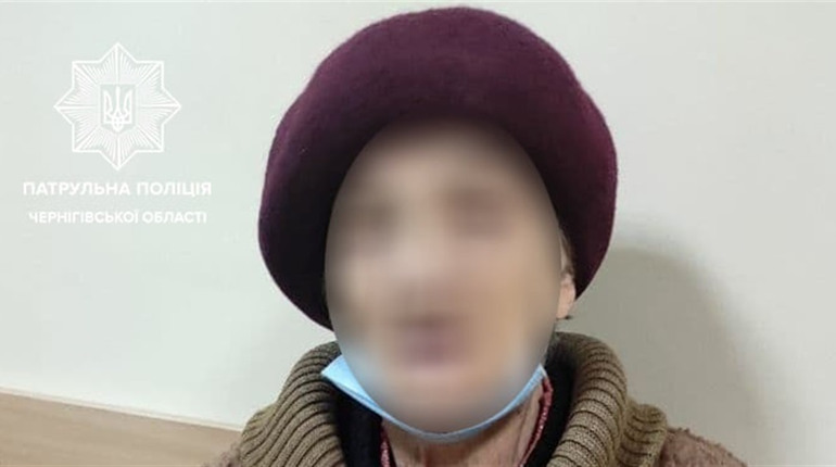 Патрульні допомогли чернігівці розшукати її матір