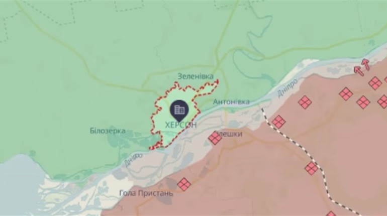 На Херсонщині окупанти намагаються закріпитися на островах у гирла Дніпра