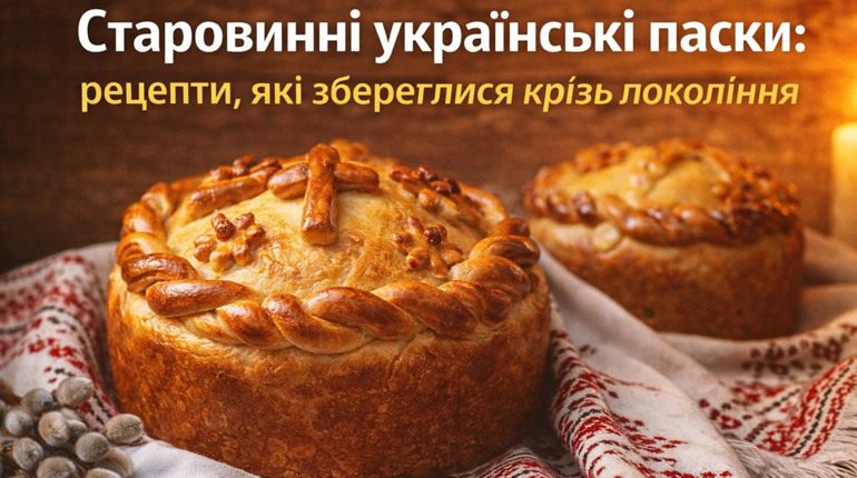 Смак дитинства: старовинні рецепти пасок, які варто спробувати на Великдень і секрети приготування