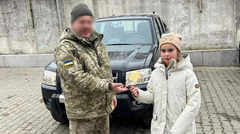 Десятирічна школярка з Умані передала 120 тисяч гривень на позашляховик для прикордонників