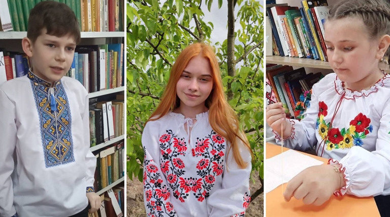 Троє юних дослідників із Глухівщини перемогли у конкурсі «Мамина вишиванка» (фото)