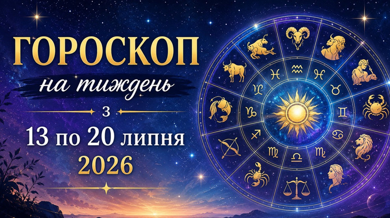 Гороскоп на тиждень з 13 по 20 липня 2026 року для всіх знаків зодіаку