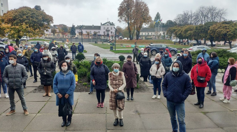 У Фастові підприємці зібралися на мітинг