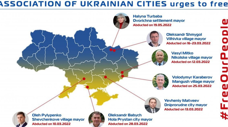 АМУ закликає всіх долучитися до звільнення мерів. Хто із посадовців досі у російському полоні