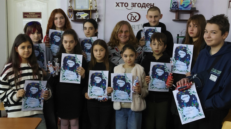 Як нагороджували переможців конкурсу «Різдвяні вогні» у Первомайську: фото