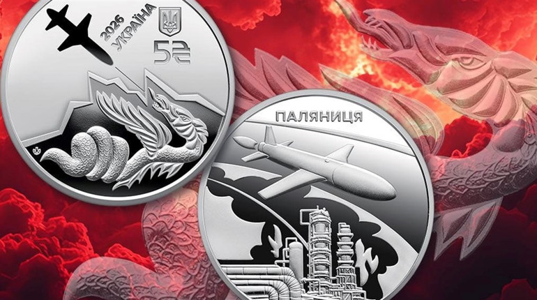 Серія «Українська бавовна» триває: на черзі ракета-дрон «Паляниця»: НБУ презентував нову монету