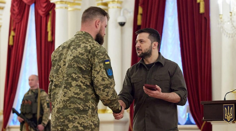 Уманець Владислав Калієвський нагороджений Хрестом бойових заслуг