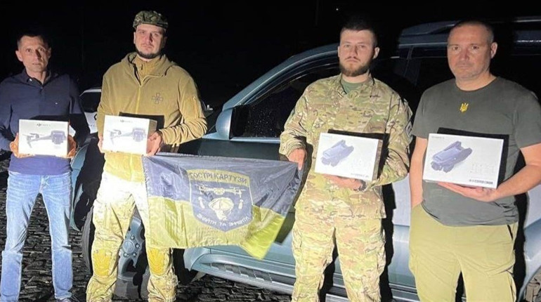 Курилівська СВА передала 4 квадрокоптери для "Гострих КАРТУЗІВ"