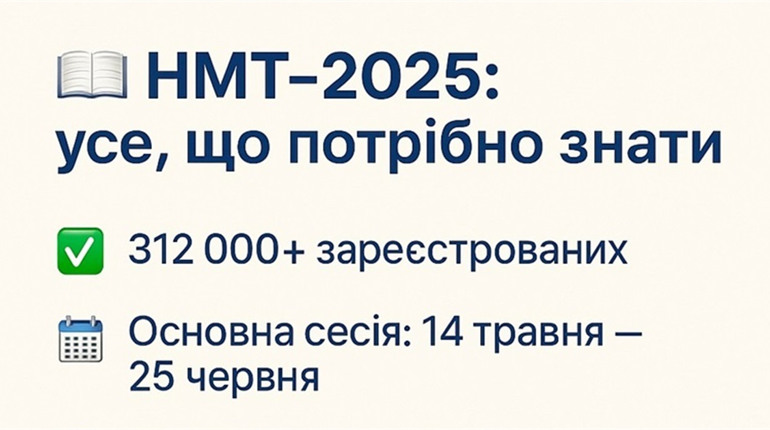 НМТ-2025: понад 312 тисяч зареєстрованих та нові правила проведення - графік, структура і заборони