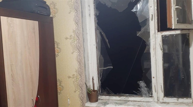Наслідки вибуху в Новій Каховці