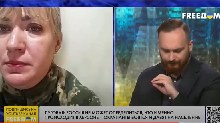 Начальниця Херсонської ВЦА Галина Лугова коментує ситуацію в Херсоні російською: як вона це пояснила