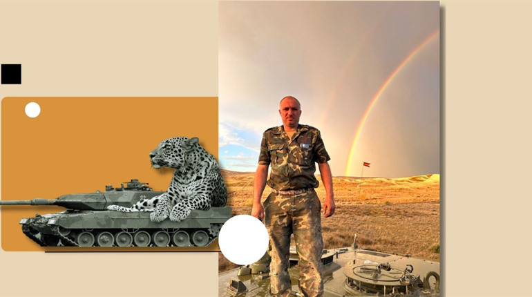 З трактора на танк Leopard. Багатодітний батько з Одещини про війну, дітей та навчання в Іспанії