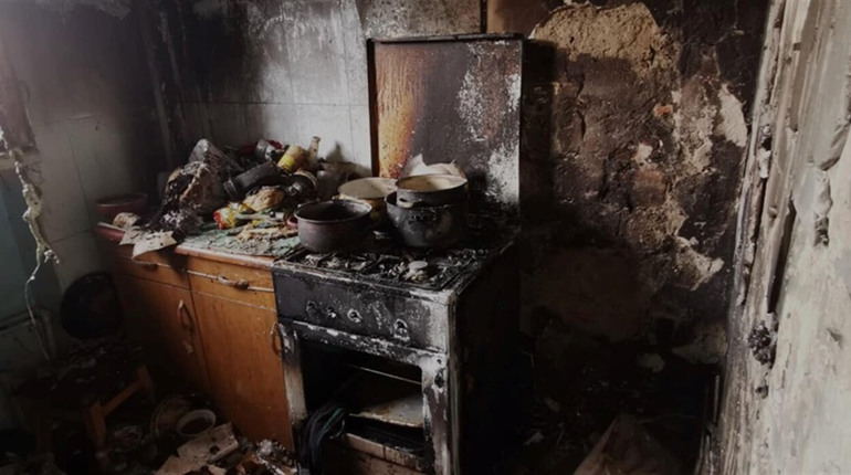 В Кременецькій багатоповерхівці горіла квартира