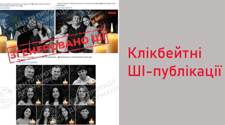У соцмережах поширюють клікбейтні ШІ-публікації, що маніпулюють почуттями людей заради прибутку