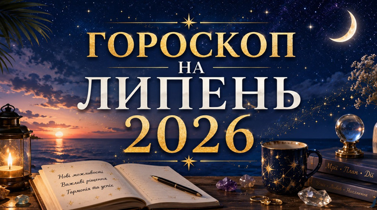 Гороскоп на липень 2026 року для всіх знаків зодіаку