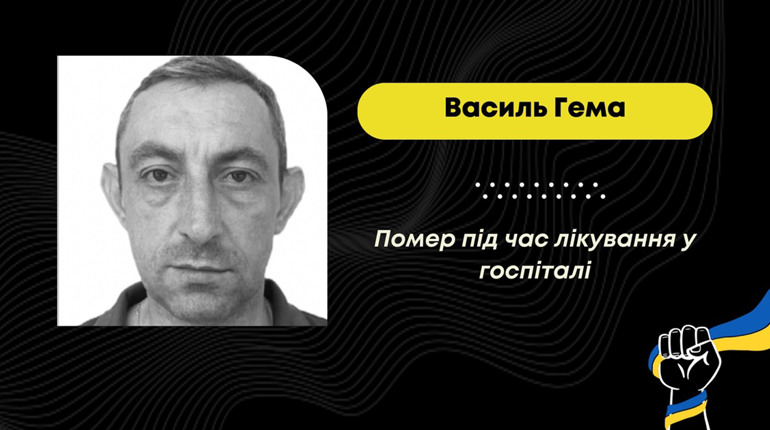 Обірвалося життя у військовому госпіталі: у Дрогобич повертається померлий захисник Василь Гема