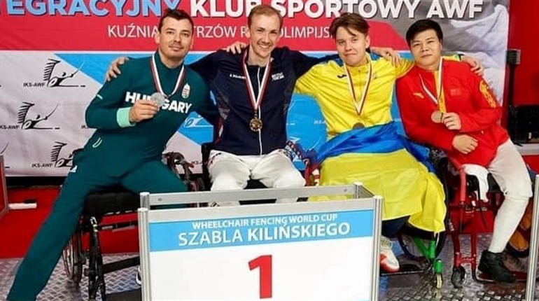 Черкащанин став призером Кубку світу з фехтування на візках