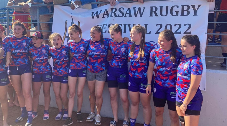 Кременчанки у збірній команді України з регбі U18 — абсолютні чемпіонки “Warsaw Rugby Festival”