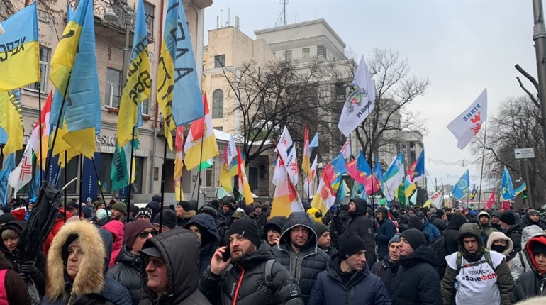 Городоцькі підприємці мітингують біля Верховної Ради. Яка ситуація у столиці
