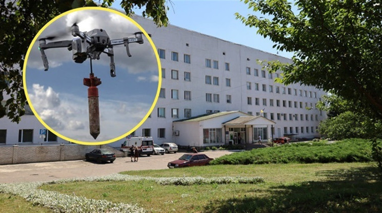 Росіяни атакували дронами лікарню у Глухові: постраждала медпрацівниця закладу