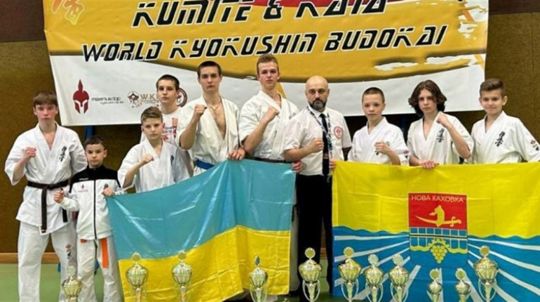 Каратисти з Нової Каховки здобули призові місця на змаганнях у Німеччині