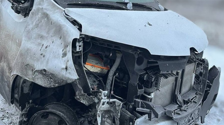 У Шосткинському районі поліцейські врятували людей після атаки дрона на бронеавтомобіль