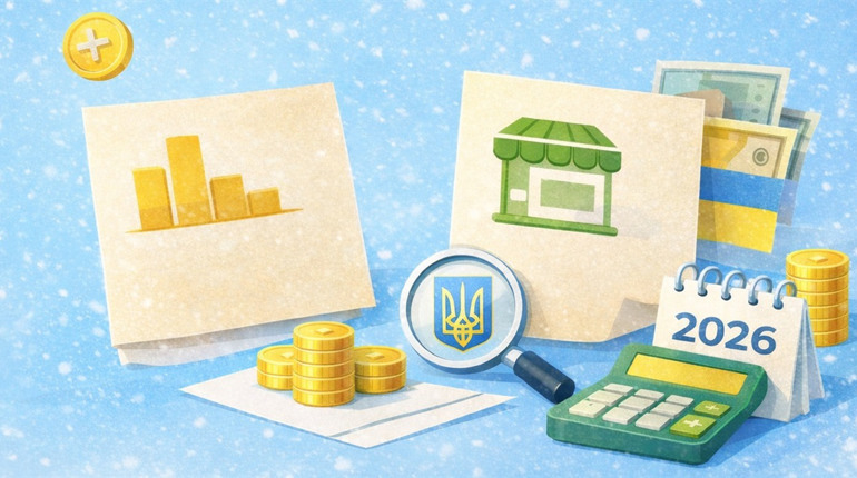 Нові податки для ФОП з 2026 року: скільки платитимуть 1 і 2 групи