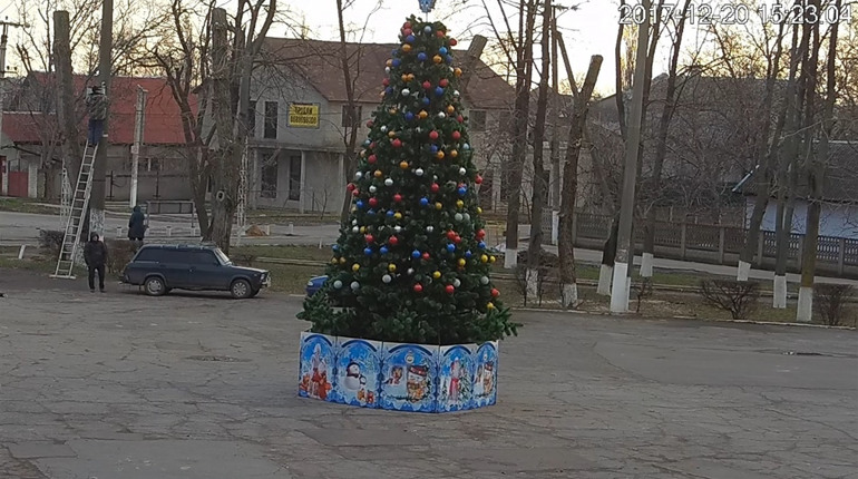 Відеокамери зафіксували крадіїв іграшок з міської новорічної ялинки (оновлено)
