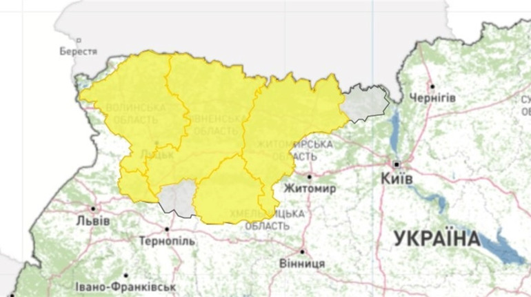 Вода прибуває: метеорологи попереджають про небезпечні явища на річках Звягельщини