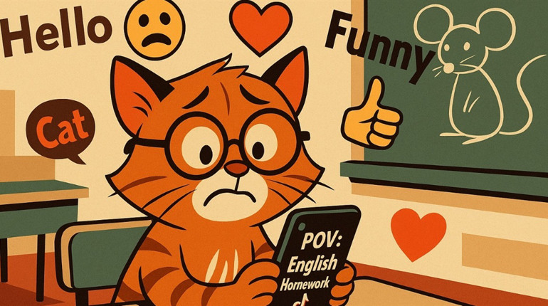 Що каже цей кіт? Вчимо англійську по найсмішніших мемах 2025 року