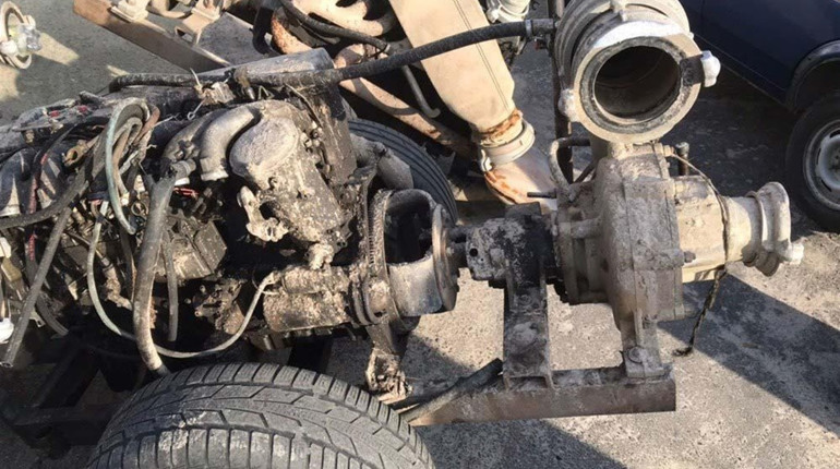 На Володимиреччині поліцейські вилучили дві мотопомпи для видобутку бурштину