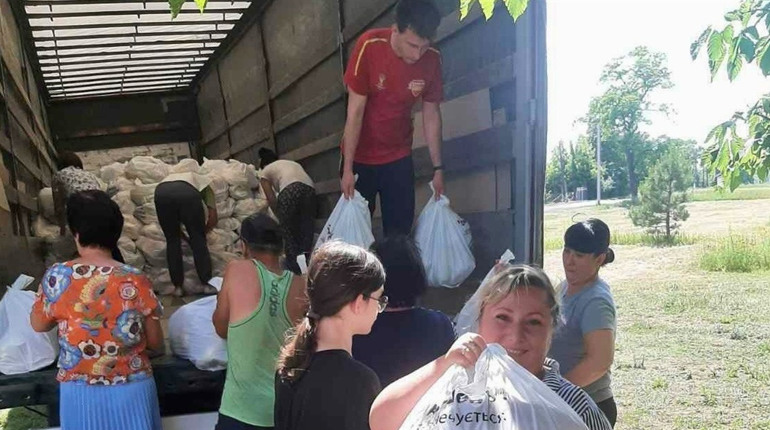 Мешканці Лисівського старостинського округу отримали 1200 продуктових наборів