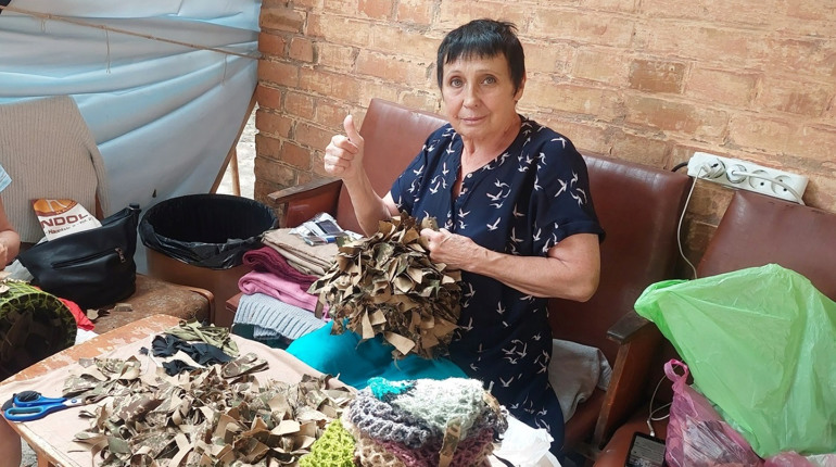 Тетяна Міщук із Мелітополя знайшла другу родину в волонтерському штабі в Умані