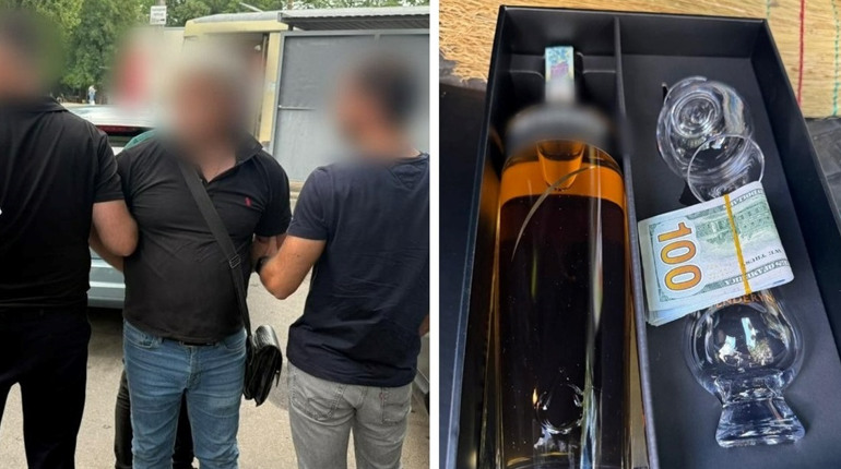 В Одесі затримали чиновника з хабарем в коробці з алкоголем: вимагав гроші за торгівлю біля моря