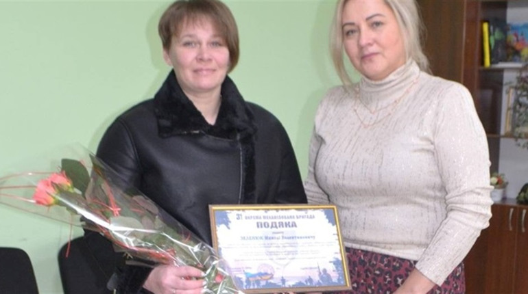 Захиснику з Березівської громади вручили подяку від військового командування