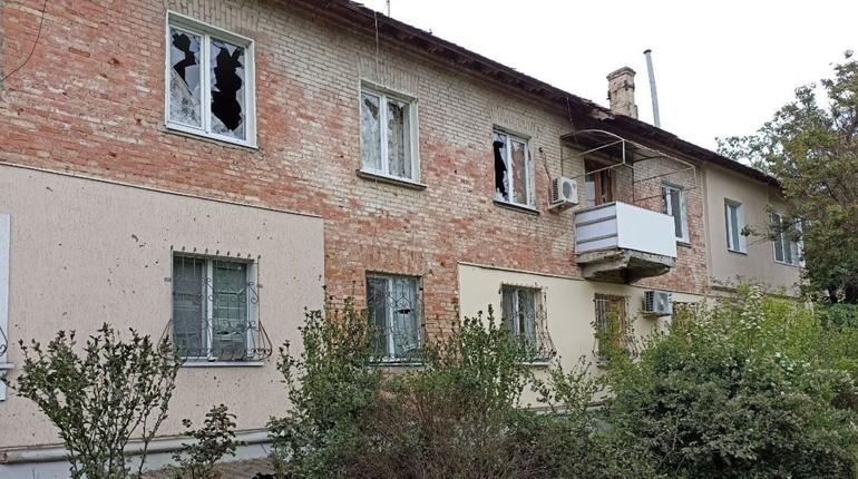 У Новій Каховці обстрілами пошкоджені будинки в історичній частині міста