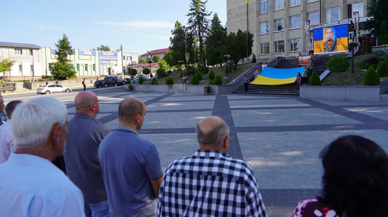 На Городоччині згадали полеглого воїна Віталія Чернеця із Жищинець