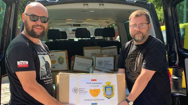 До Херсона прямує гуманітарний вантаж від жителів Гданська