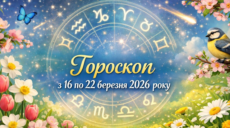 Гороскоп на тиждень з 16 по 22 березня 2026 року для всіх знаків зодіаку