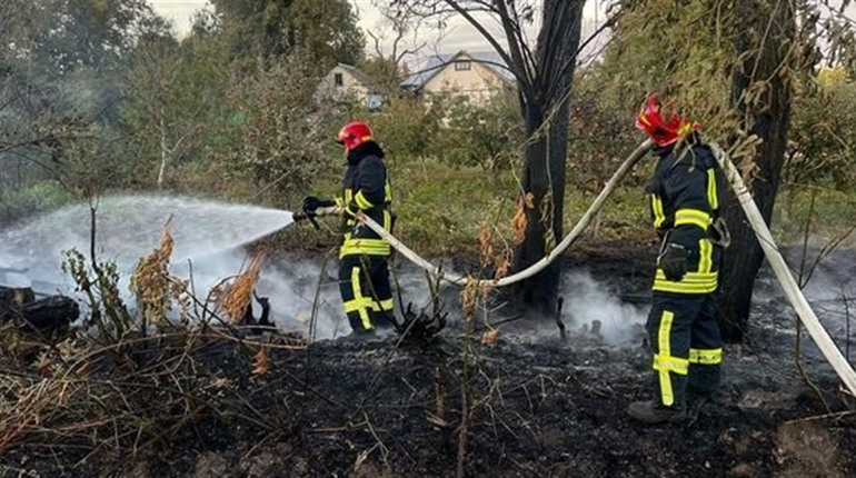 На Черкащині рятувальники ліквідували 8 пожеж на відкритих територіях