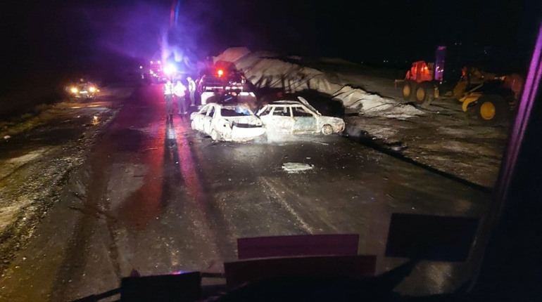 Ліквідували пожежу, яка відбулася внаслідок ДТП