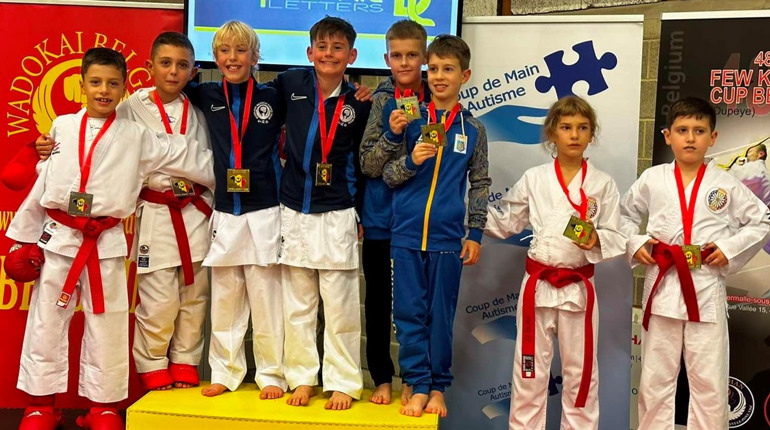 Глухівські каратисти вибороли переможні медалі чемпіонату Європи в Бельгії