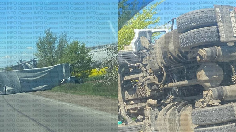 На трасі Одеса-Південне сталася ДТП за участі вантажівки