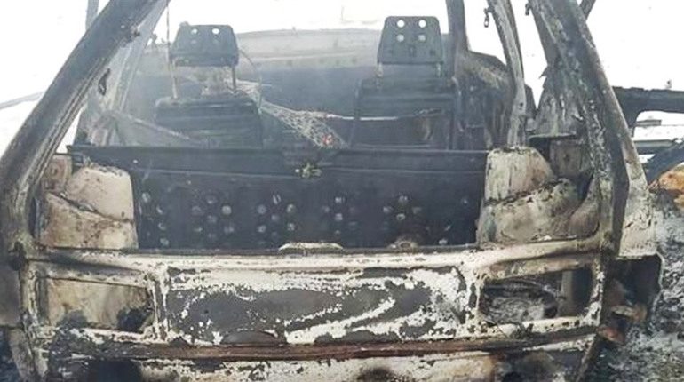 Росіяни атакували автомобіль старости прикордонної громади : поліція документує воєнний злочин