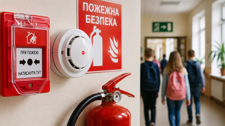 У Городку готують нові проєкти з пожежної безпеки шкіл: розраховують на державне фінансування