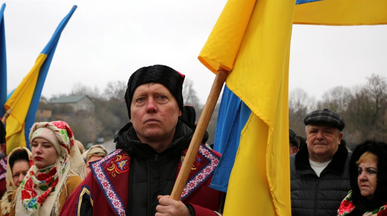 Об'єднання з нагоди відзначення Дня Соборності України на межі Тернопільської області