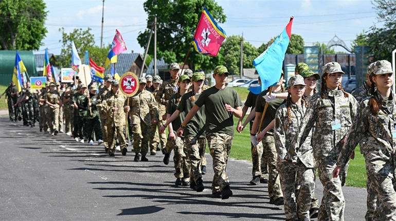 «Сокіл» («Джура») у Кагарлику: військово-патріотичні змагання шкільної молоді