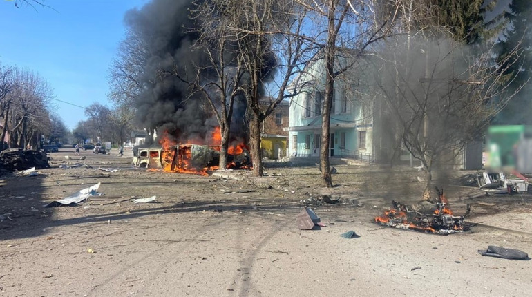 Унаслідок авіаударів по цивільній інфраструктурі Сумщини є загибла та поранені(фото)