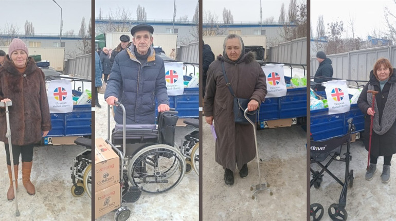 Петропавлівці отримали реабілітаційні засоби від Ukrainian Medical Charity